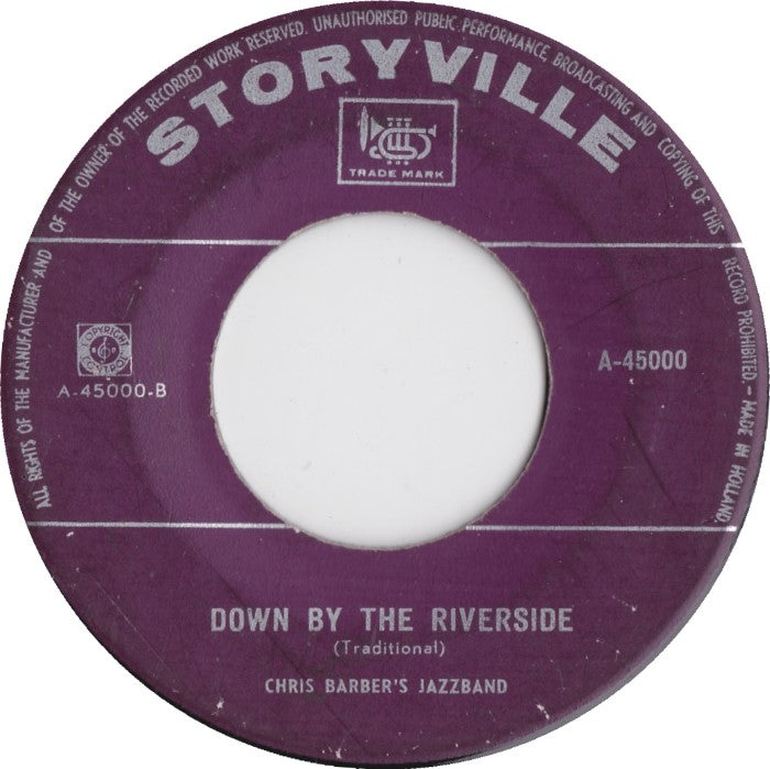 Chris Barber's Jazz Band - Ice Cream Vinyl Singles Vinyl Zeer Goed / Hoesje Generic "VINYLSINGLES.NL"