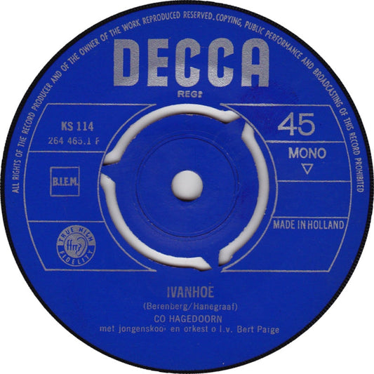 Co Hagedoorn - Ivanhoe 32095 Vinyl Singles Vinyl Goed / Hoes Generic
