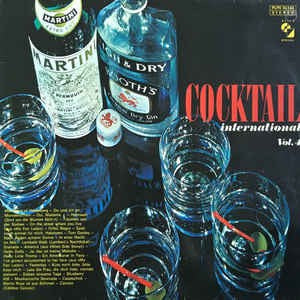 Claudius Alzner Und Seine Solisten - Cocktail International Vol. 4 (LP) 42704 Vinyl LP Vinyl Goed / Hoes Goed