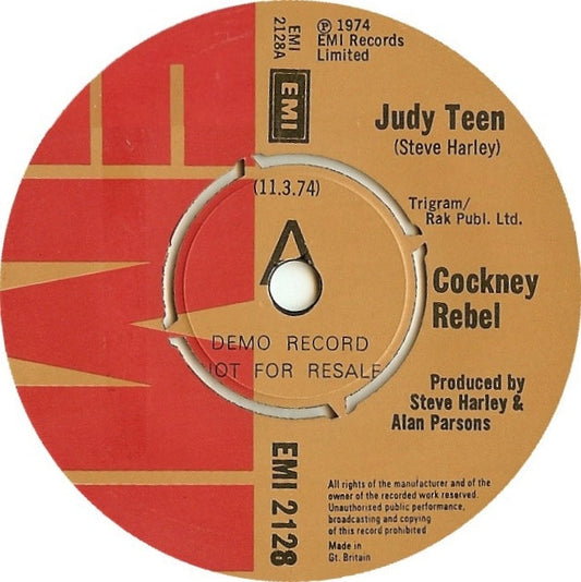 Cockney Rebel - Judy Teen 39218 Vinyl Singles Vinyl Goed / Hoes Generic