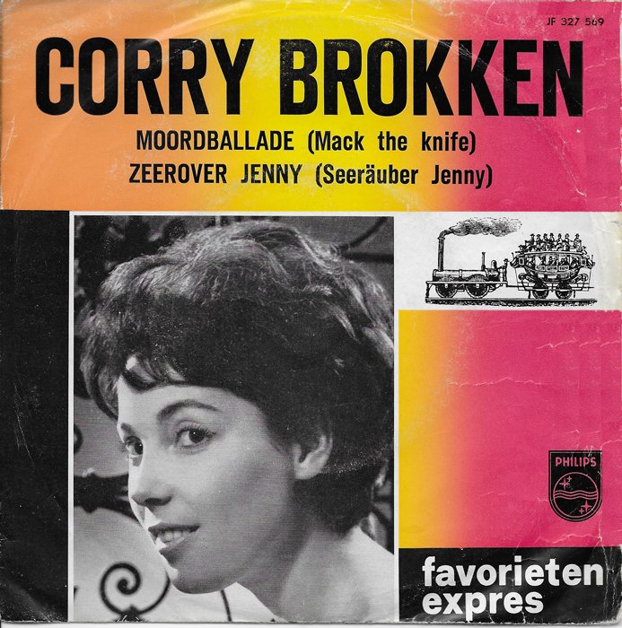 Corry Brokken - Moordballade 28390 Vinyl Singles Vinyl Goed / Hoes Goed
