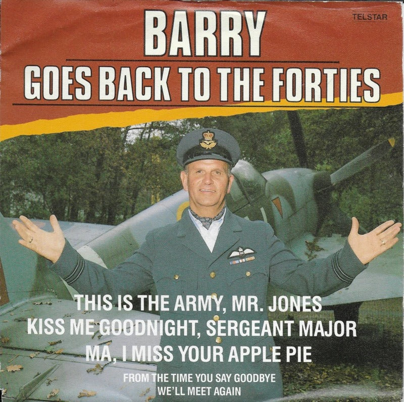 Barry Hughes - Barry Goes Back To The Forties Vinyl Singles Vinyl Zeer Goed / Hoesje Goed "VINYLSINGLES.NL"
