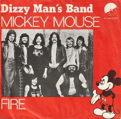 Dizzy Man's Band - Mickey Mouse Vinyl Singles Vinyl Zeer Goed / Hoesje Goed "VINYLSINGLES.NL"