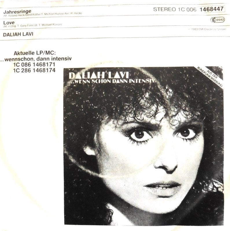 Daliah Lavi - Jahresringe Vinyl Singles Vinyl Zeer Goed / Hoesje Goed "VINYLSINGLES.NL"