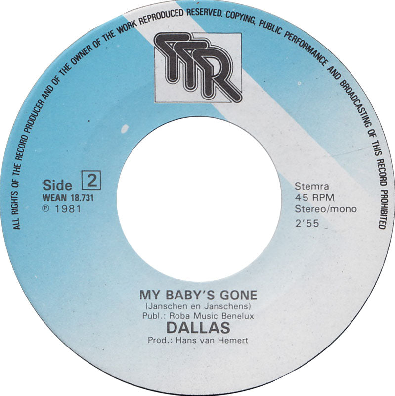Dallas - Come On And Get It Vinyl Singles Vinyl Zeer Goed / Hoesje Goed "VINYLSINGLES.NL"