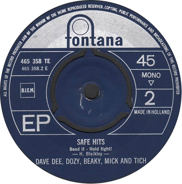Dave Dee, Dozy, Beaky, Mick & Tich - Save Hits 34073 Vinyl Singles EP Vinyl Goed / Hoes Goed