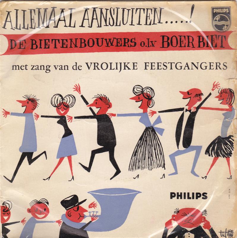 Bietenbouwers - Allemaal Aansluiten 33689 Vinyl Singles EP Vinyl Goed / Hoes Goed