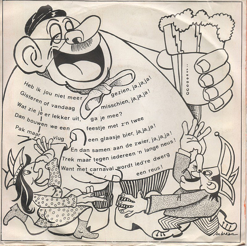 Mulders Met Hofkapel De Dorstvlegels - Carnaval 76 30082 Vinyl Singles Vinyl Goed / Hoes Goed