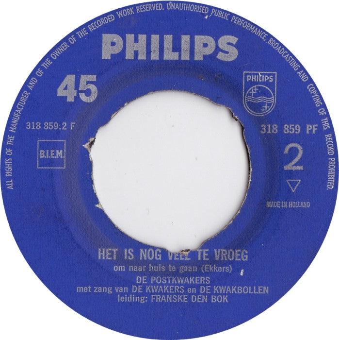 Postkwakers Met Zang Van Kwakers En Kwakbollen - Miss Carnaval 36505 Vinyl Singles Vinyl Goed / Hoes Generic