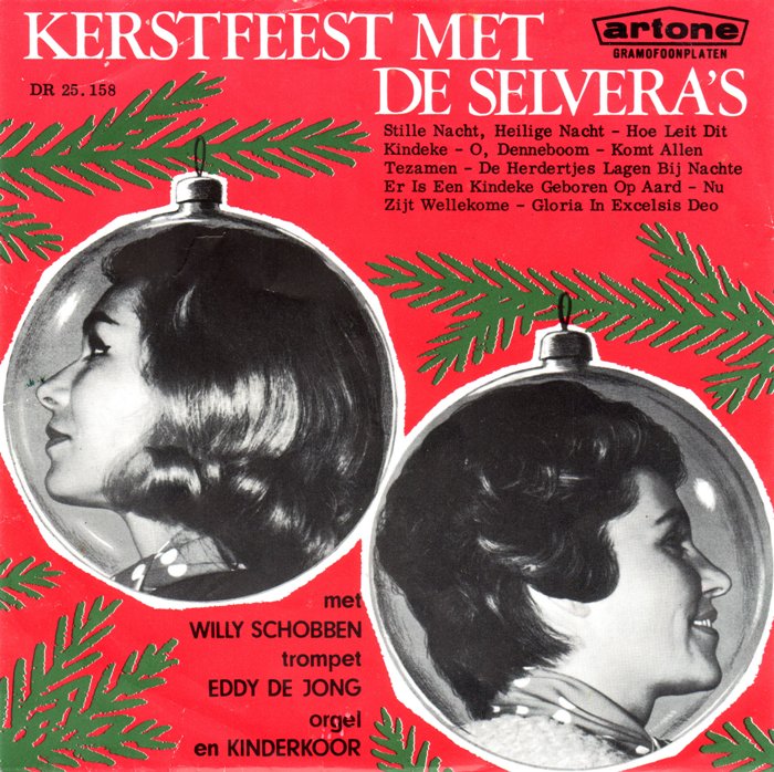 Selvera's met Willy Schobben, Eddy de Jong - Kerstfeest Met De Selvera's 14787 Vinyl Singles Vinyl Goed / Hoes Goed
