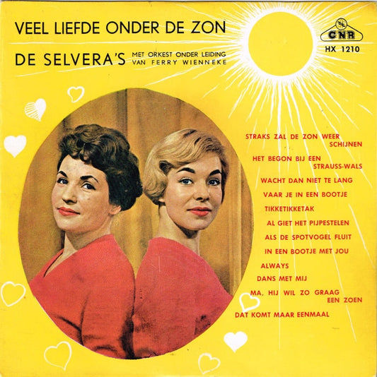 Selvera's - Veel Liefde Onder De Zon 14982 Vinyl Singles EP Vinyl Goed / Hoes Sticker