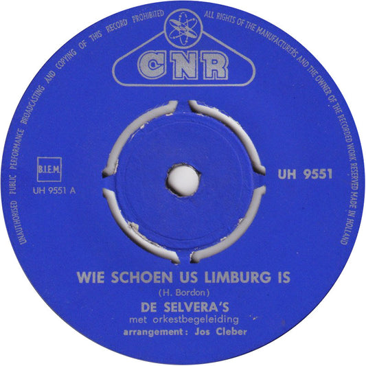 Selvera's - Wie Schoen Us Limburg Is 39788 Vinyl Singles Vinyl Goed / Hoes Goed