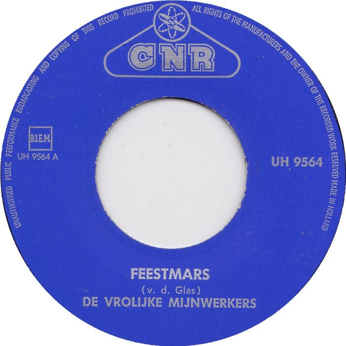 Vrolijke Mijnwerkers - Feestmars 33954 Vinyl Singles Vinyl Goed / Hoes Goed