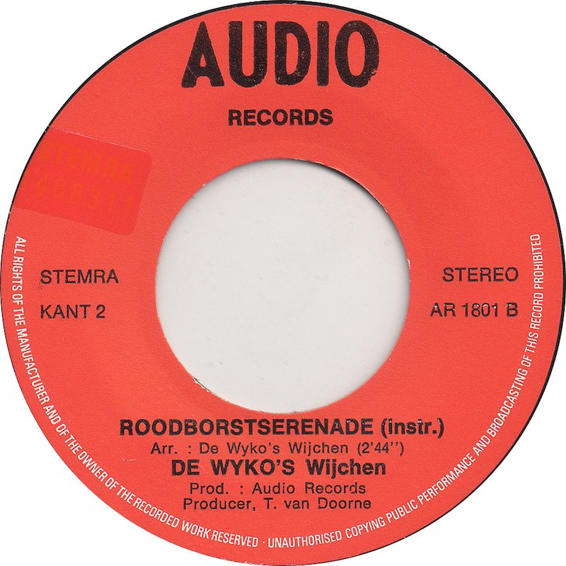 Wyko's - Het Rozenbed 28077 36390 Vinyl Singles Vinyl Goed / Hoes Goed