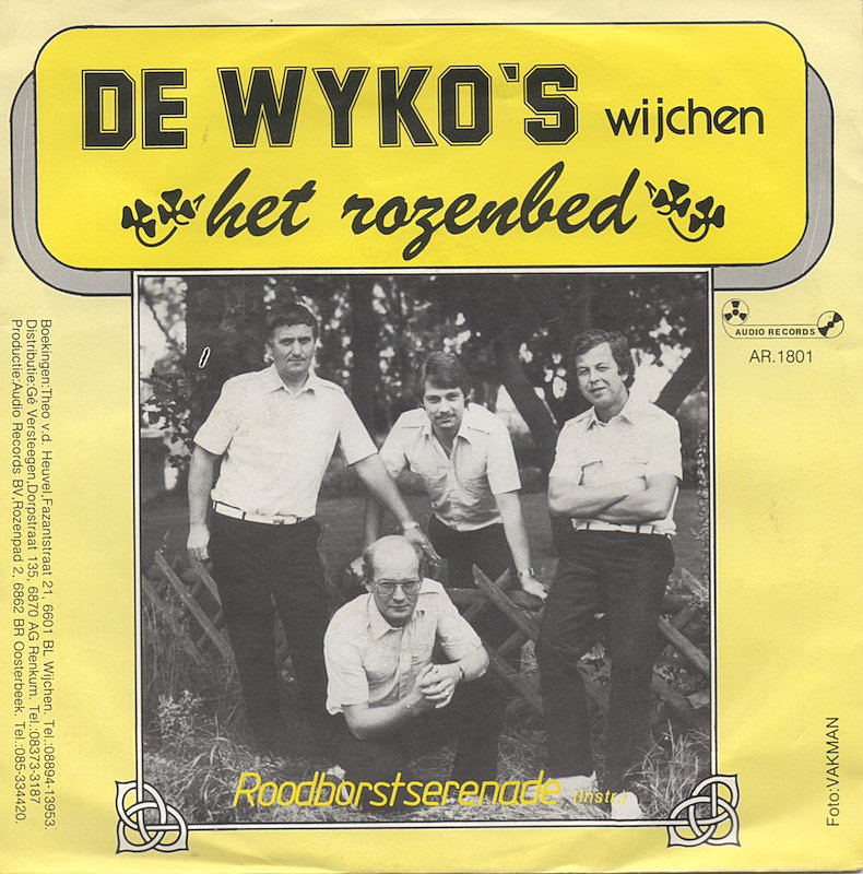 Wyko's - Het Rozenbed 28077 36390 Vinyl Singles Vinyl Goed / Hoes Goed