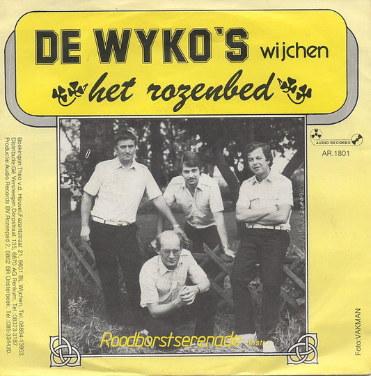 Wyko's - Het Rozenbed 28077 36390 Vinyl Singles Vinyl Goed / Hoes Goed