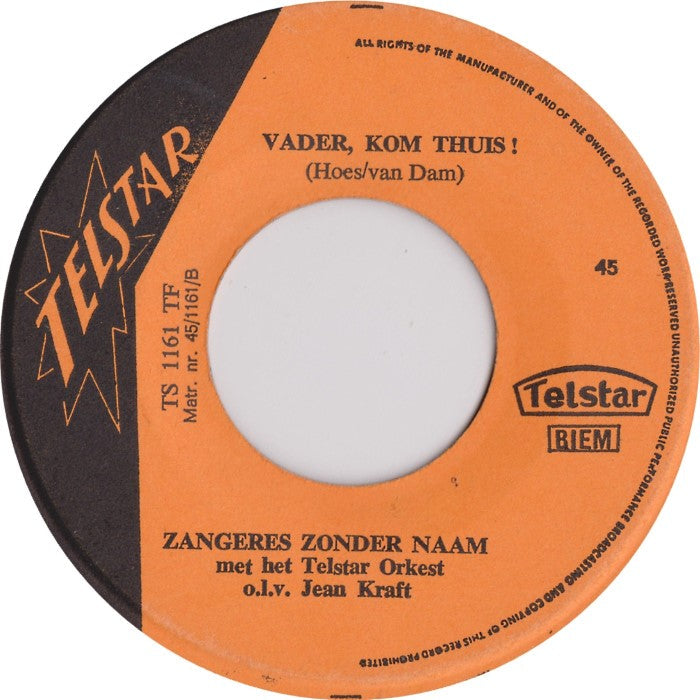 Zangeres Zonder Naam - Het Broekie Van Jantje 05098 Vinyl Singles Vinyl Goed / Hoes Goed