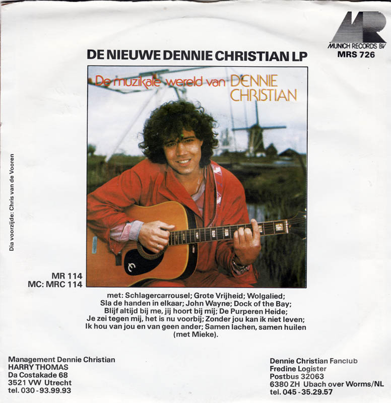 Dennie Christian - Schlagercarousel 41272 Vinyl Singles Vinyl Goed / Hoes Tekst