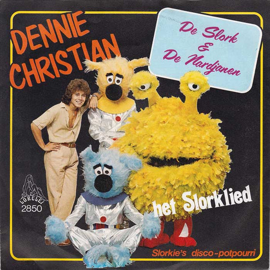 Dennie Christian - Het Slorklied 31876 Vinyl Singles Vinyl Goed / Hoes Goed