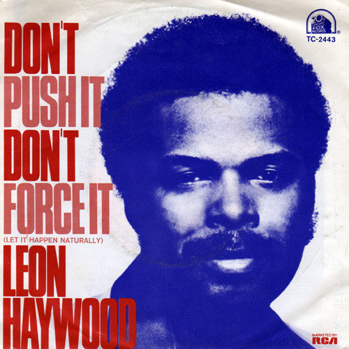 Leon Haywood - Don't Push It Don't Force It 11982 Vinyl Singles Vinyl Goed / Hoes Goed