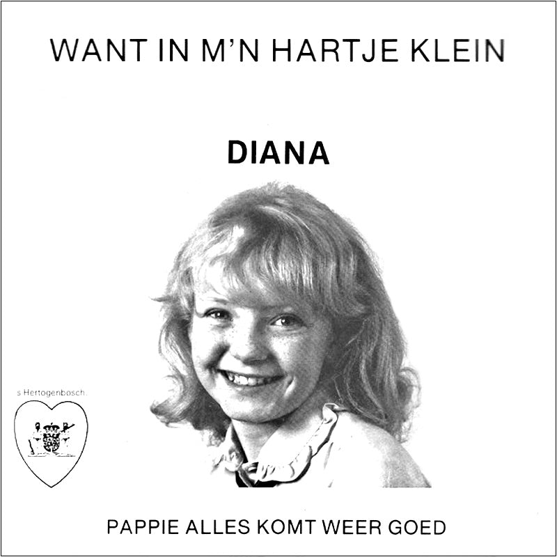 Diana - Want In M'n Hartje Klein 14483 Vinyl Singles Vinyl Goed / Hoes Goed
