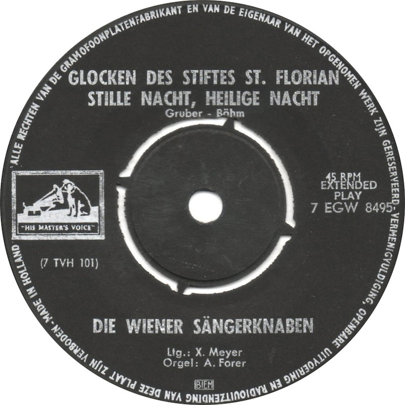 Wiener Sangerknaben - Singen Weihnachtslieder Deel 2 Vinyl Singles EP Vinyl Goed / Hoes Goed