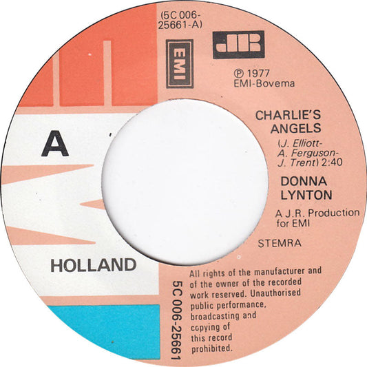 Donna Lynton - Charlie's Angels 36419 Vinyl Singles Vinyl Goed / Hoes Generic