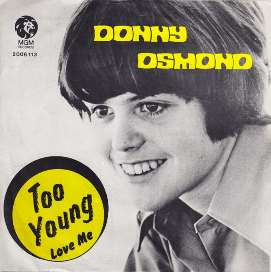Donny Osmond - Too Young 19193 Vinyl Singles Vinyl Goed / Hoes Goed