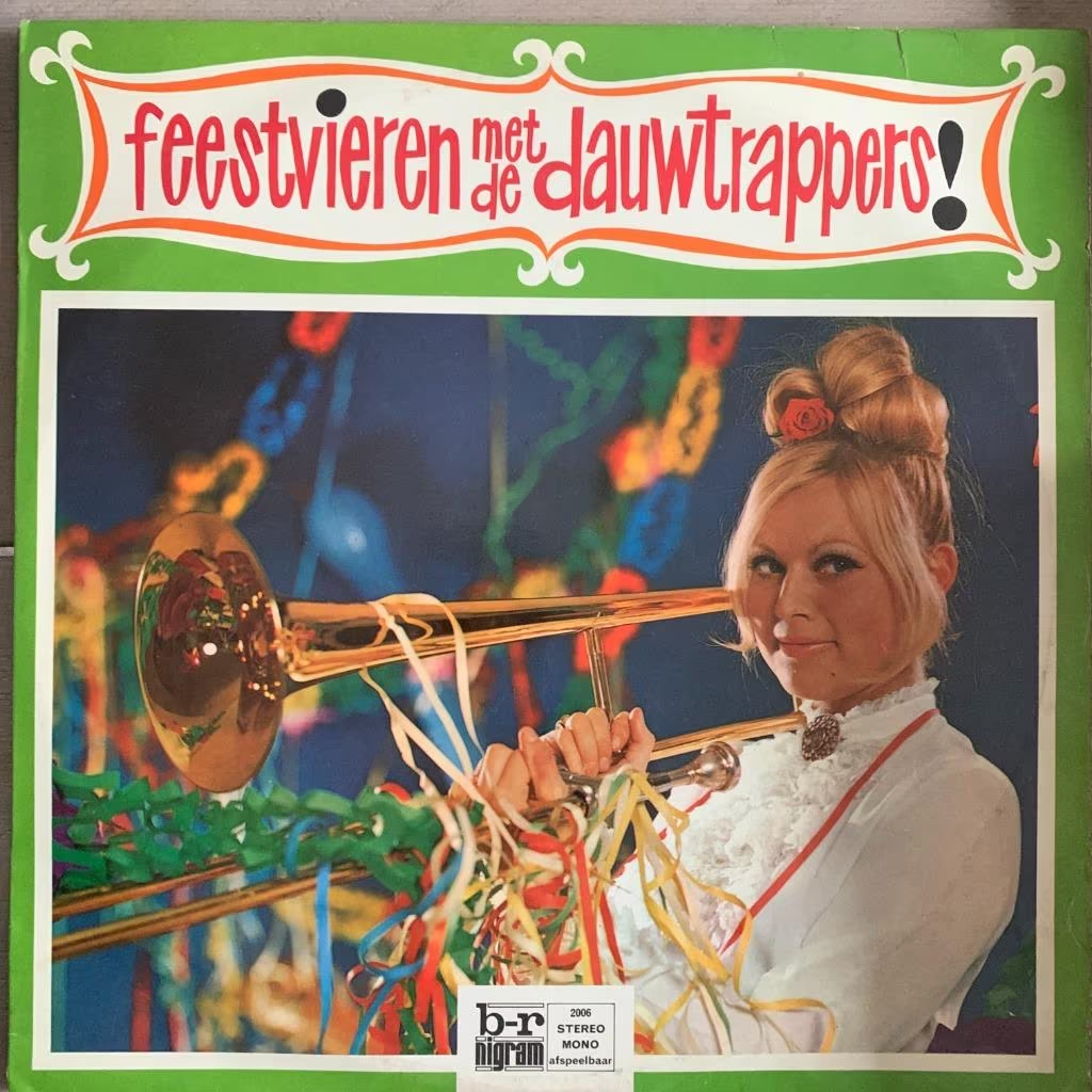 Dauwtrappers - Feestvieren Met De Dauwtrappers (LP) Vinyl LP Vinyl Zeer Goed / Hoesje Goed "VINYLSINGLES.NL"