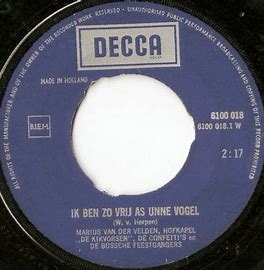 Marius van der Velden - Al Bende Unne Kwakbol Of Un Kuukske 36691 Vinyl Singles EP Vinyl Goed / Hoes Generic