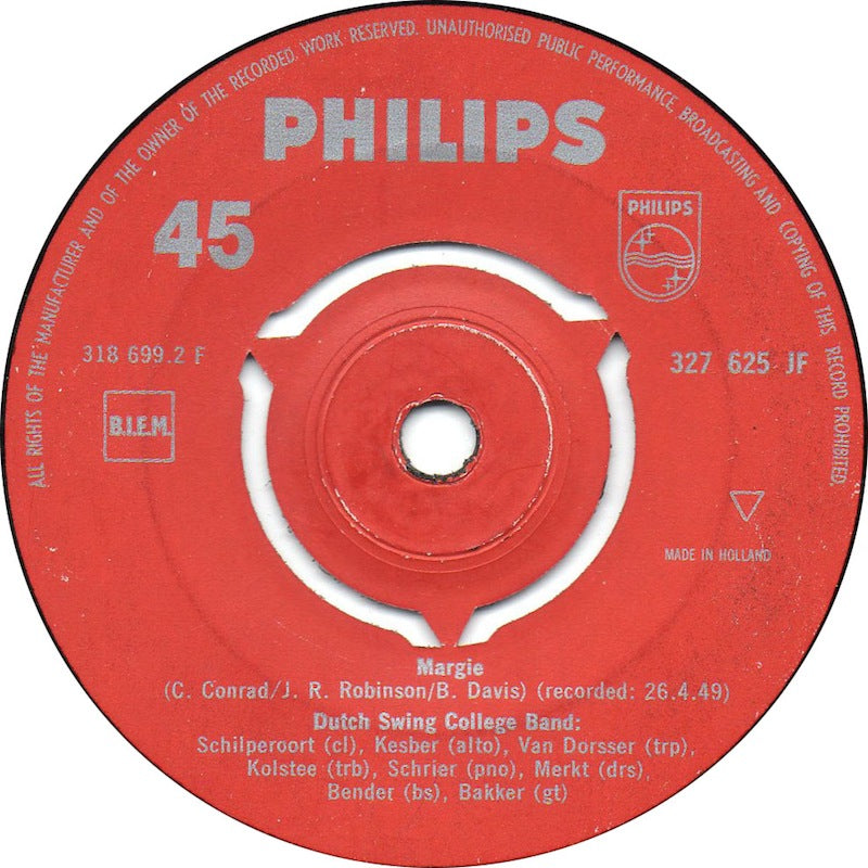 Dutch Swing College Band - At The Jazzband Ball 16253 Vinyl Singles Vinyl Goed / Hoes Goed