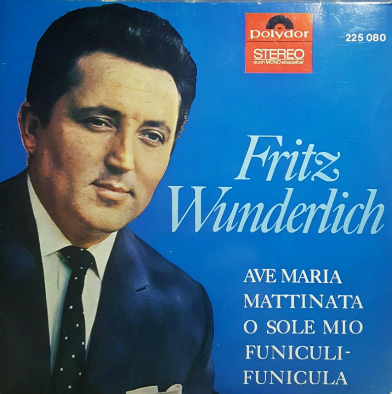 Fritz Wunderlich - Ave Maria Vinyl Singles EP Vinyl Zeer Goed / Hoesje Goed "VINYLSINGLES.NL"