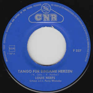 Louis Neefs - Tango Fur Einsame Herzen 05475 Vinyl Singles Vinyl Goed / Hoes Goed
