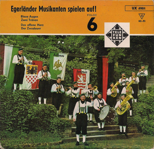 Original Egerländer Musikanten - Egerländer Musikanten Spielen Auf! - Nr. 6 33683 Vinyl Singles EP Vinyl Goed / Hoes Goed