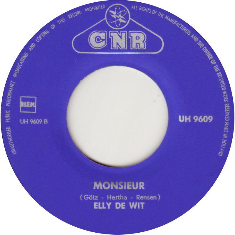 Elly de Wit - Mama, Huil Niet Op Mijn Trouwdag Vinyl Singles Vinyl Zeer Goed / Hoesje Generic "VINYLSINGLES.NL"