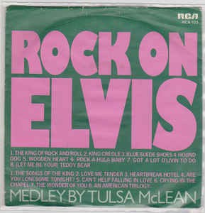 Tulsa McLean - Rock On Elvis 18778 Vinyl Singles Vinyl Goed / Hoes Goed