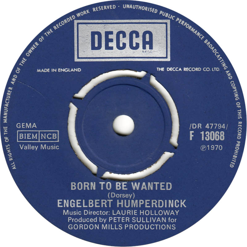 Engelbert Humperdinck - Sweetheart 13455 Vinyl Singles Vinyl Goed / Hoes Goed