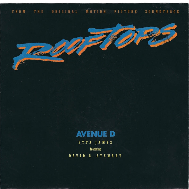 Etta James Featuring David A. Stewart - Avenue D Vinyl Singles Vinyl Zeer Goed / Hoesje Goed "VINYLSINGLES.NL"