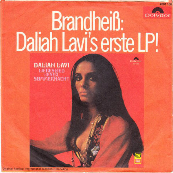 Daliah Lavi - Wer Hat Mein Lied So Zerstört, Ma? 22765 Vinyl Singles Vinyl Goed / Hoes Goed