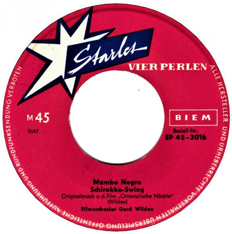 Gert Wilden & Orchestra - Der Satan Lockt Mit Liebe Vinyl Singles Vinyl Zeer Goed / Hoesje Goed "VINYLSINGLES.NL"