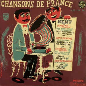 Jacqueline Francois Henri Salvador Catherine Sauvage Georges Brassens - Chansons De France 18972 Vinyl Singles EP Vinyl Goed / Hoes Goed