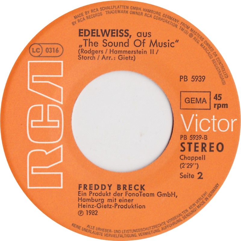 Freddy Breck - Arcobaleno (Rainbows) 18316