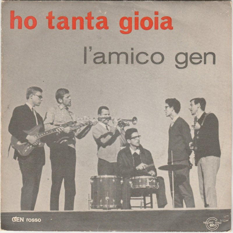 Gen Rosso - Ho Tanta Gioia (De Vreugde) (J'ai Tant De Joie) 08441 Vinyl Singles Vinyl Goed / Hoes Goed