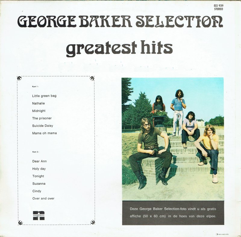 George Baker Selection - Greatest Hits (LP) Vinyl LP Vinyl Zeer Goed / Hoesje Goed "VINYLSINGLES.NL"