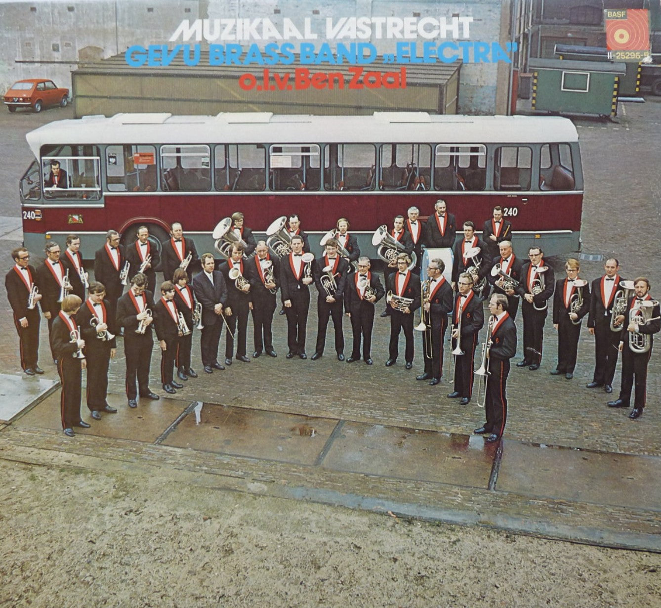 GEVU Brass Band 'Elektra' o.l.v. Ben Zaal - Muzikaal Vastrecht (LP) Vinyl LP Vinyl Zeer Goed / Hoesje Goed "VINYLSINGLES.NL"