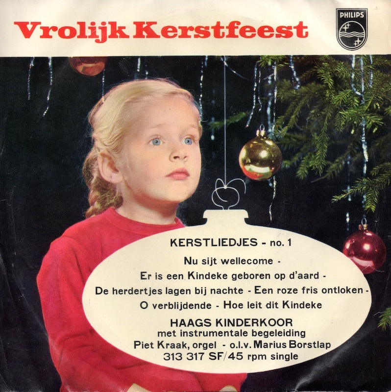 Haags Kinderkoor - Vrolijk Kerstfeest (Kerstliedjes No. 1) 17725 Vinyl Singles Vinyl Goed / Hoes Goed