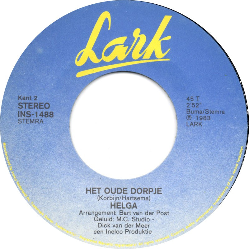 Helga - Het Allermooiste Moment 36398 Vinyl Singles Vinyl Goed / Hoes Goed