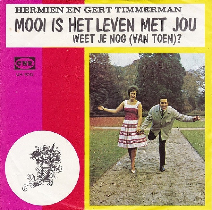 Hermien En Gert Timmerman - Mooi Is Het Leven Met Jou 00093 Vinyl Singles Vinyl Goed / Hoes Generic