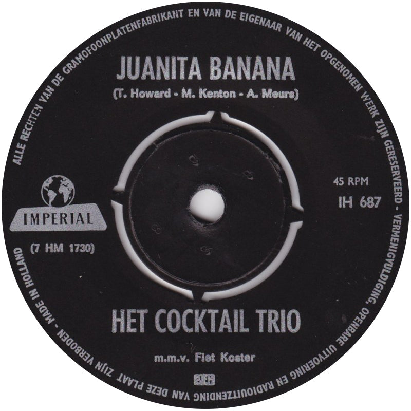 Cocktail Trio Met Medewerking Van Fiet Koster - Juanita Banana 17325 Vinyl Singles Vinyl Goed / Hoes Goed