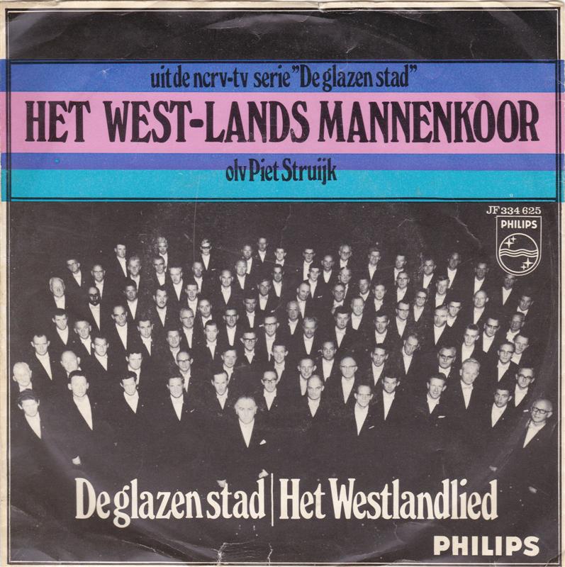 Westlands Mannenkoor - De Glazen Stad 35476 Vinyl Singles Vinyl Goed / Hoes Goed